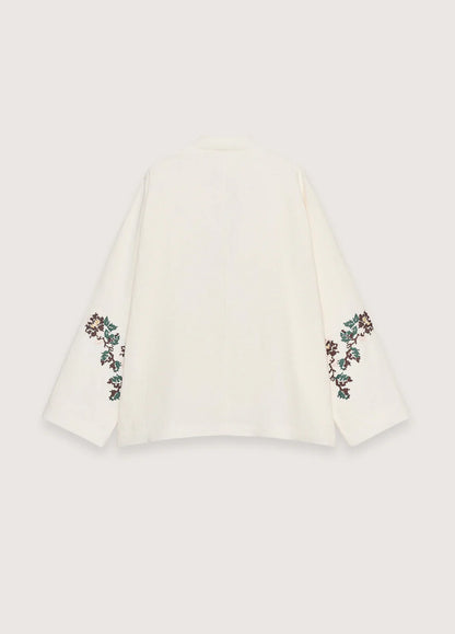 Boho Kimono für Damen i elegantem Beige Look
