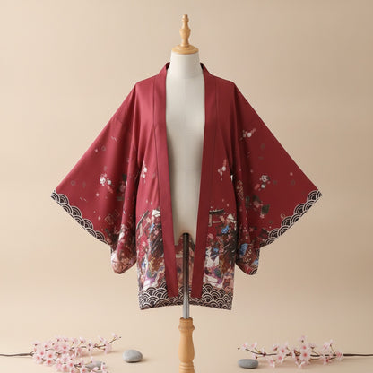 Japanischer Haori im Kimono-Stil – Unisex Streetwear für Herren und Damen