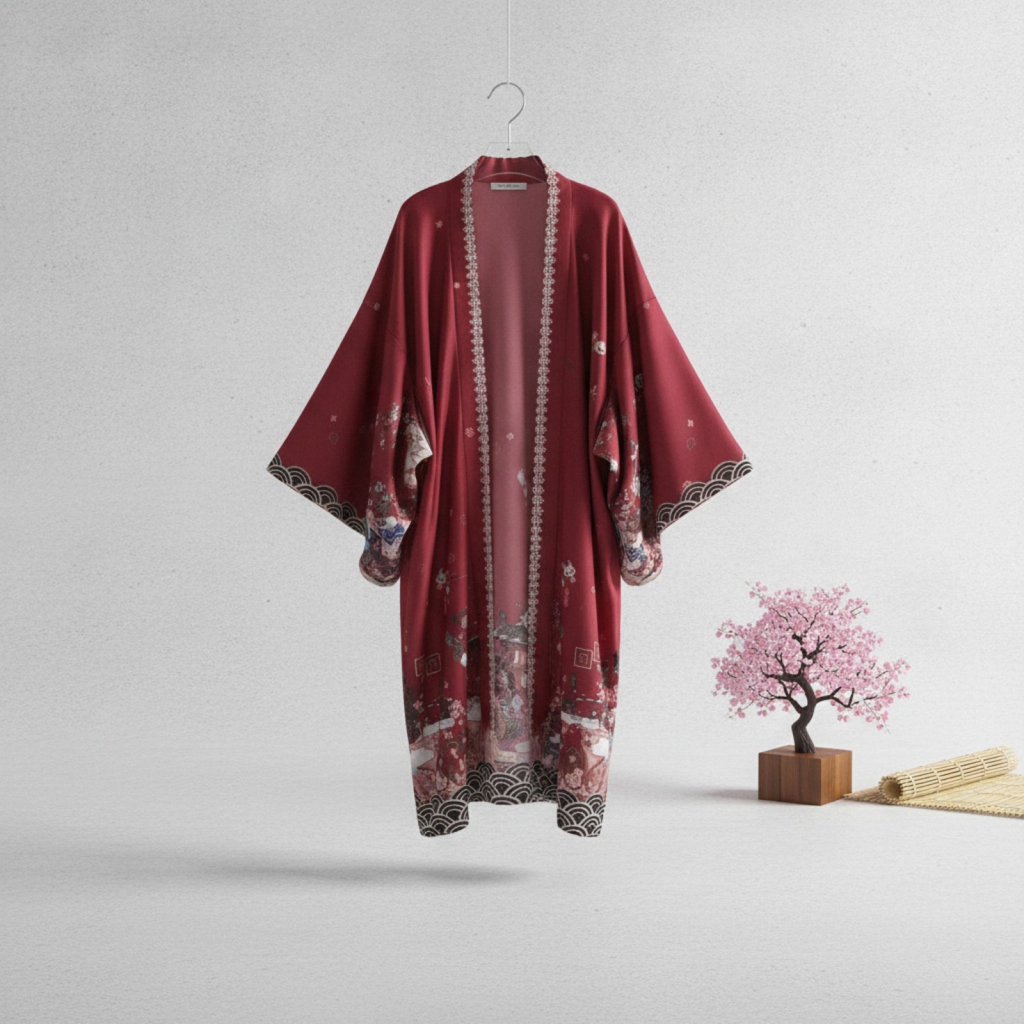 Japanischer Haori im Kimono-Stil – Lechter Unisex Streetwear Sommer Cardigan für Herren und Damen