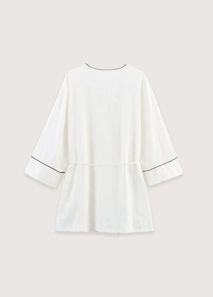 Kurzer Kimono für Damen Yoko in Frontansicht