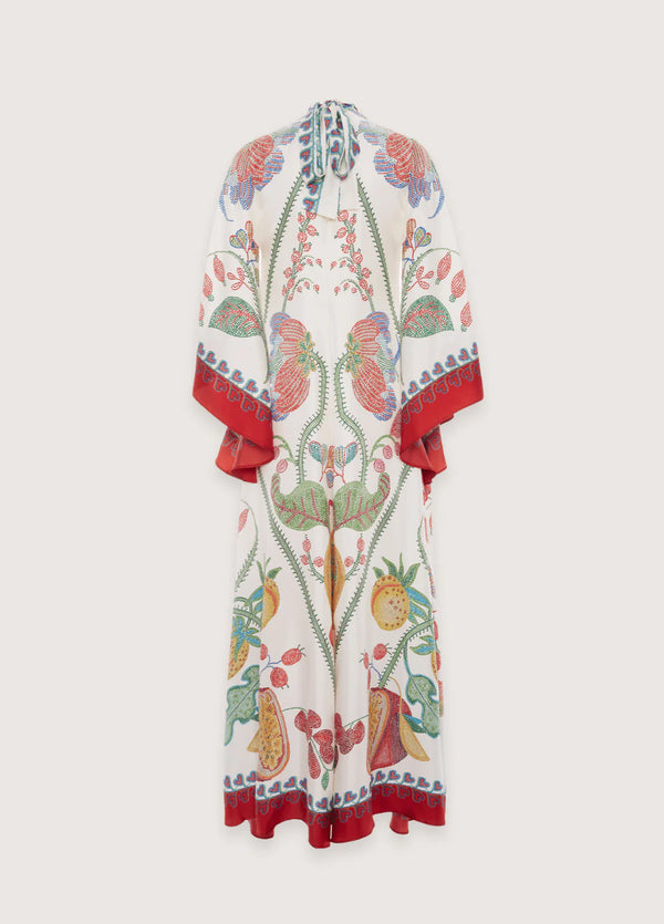 Maxi Kimonokleid für Damen mit floralem Design