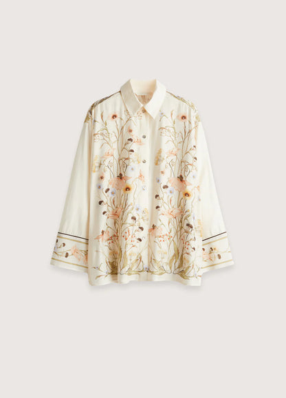 Leichter Damen Strandkimono Magnolia Sommer-Look